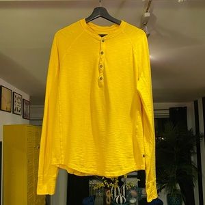 LEGEND HENLEY IN BLACK MARL SOFT SLUB